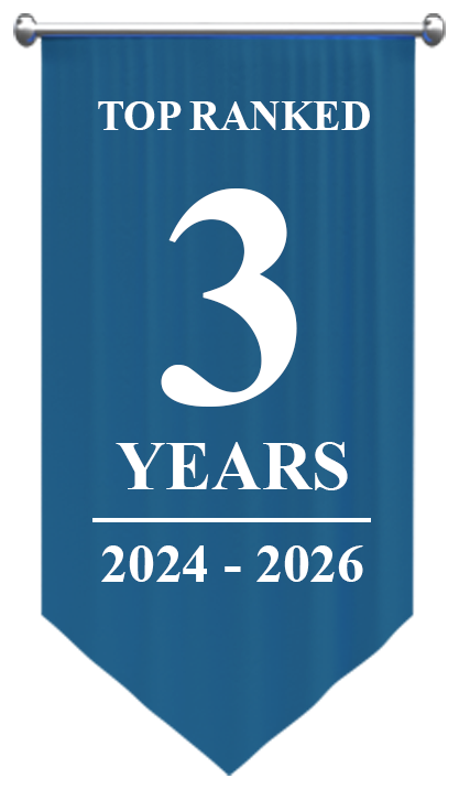 Chambers — Top Ranked, 3 years, 2024 to 2026